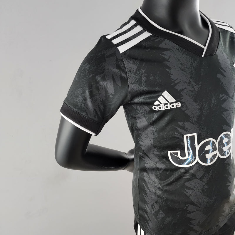 Conjunto Kids Adidas Juventus Black 2023