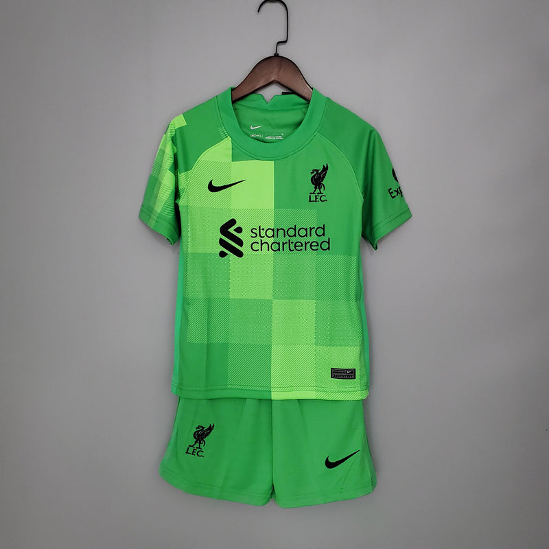 Conjunto Kids Nike Liverpool Green 2023