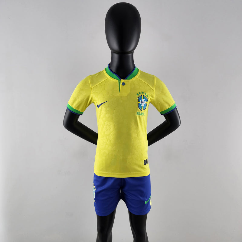 Conjunto Kids Nike Brasil 2022